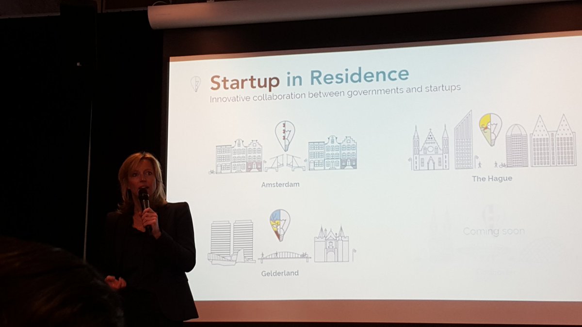 <a href="/KajsaOllongren/">Kajsa Ollongren</a> welcoming people to the <a href="/startupinres/">Startup in Residence Amsterdam</a> kickoff!