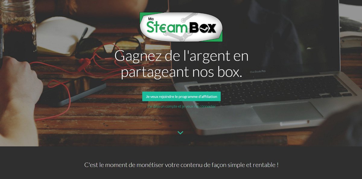 MFNetwork_FR's tweet image. Nous venons de relancer la plateforme d'affiliation de MaSteamBox ! Découvrez la juste ici : affiliation.masteambox.fr