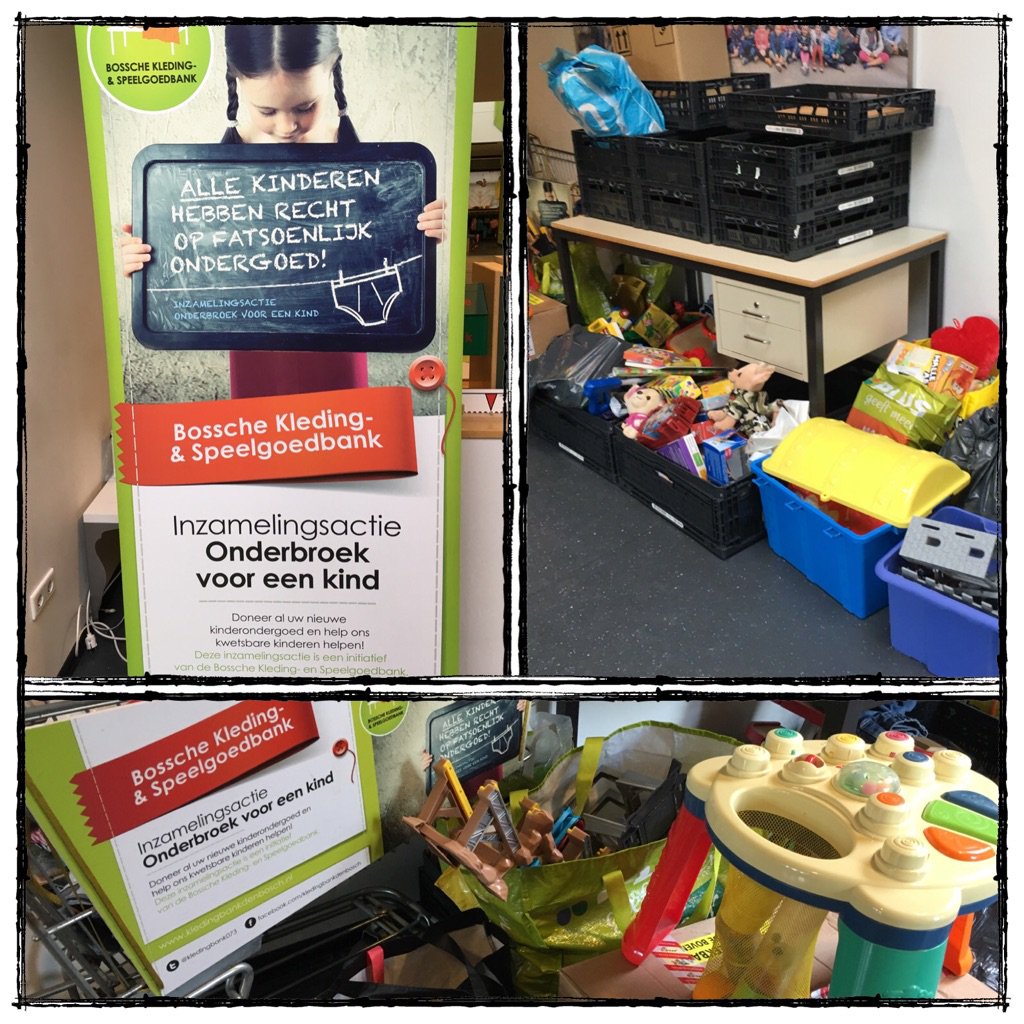 Vandaag is de laatste dag voor de inzameling van kleding en speelgoed voor de Bosche kleding &amp; speelgoedbank!