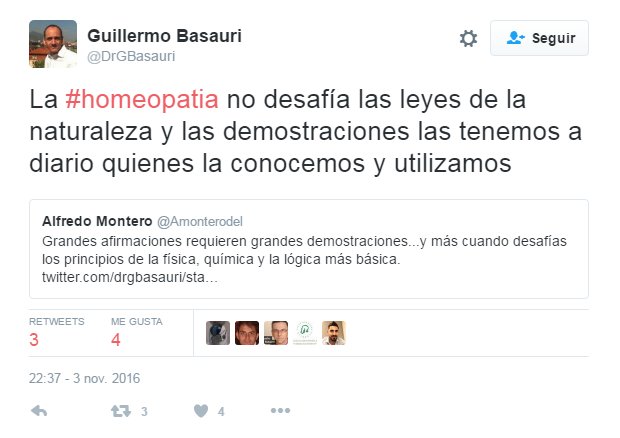 La homeopatía no desafía las leyes de la naturaleza y las demostraciones las tenemos a  diario quienes la conocemos y utilizamos.