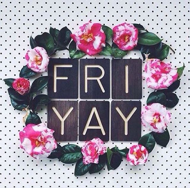 Happy #Friyay Twitter! Hope you all have a good weekend planned! #feelgoodfriday