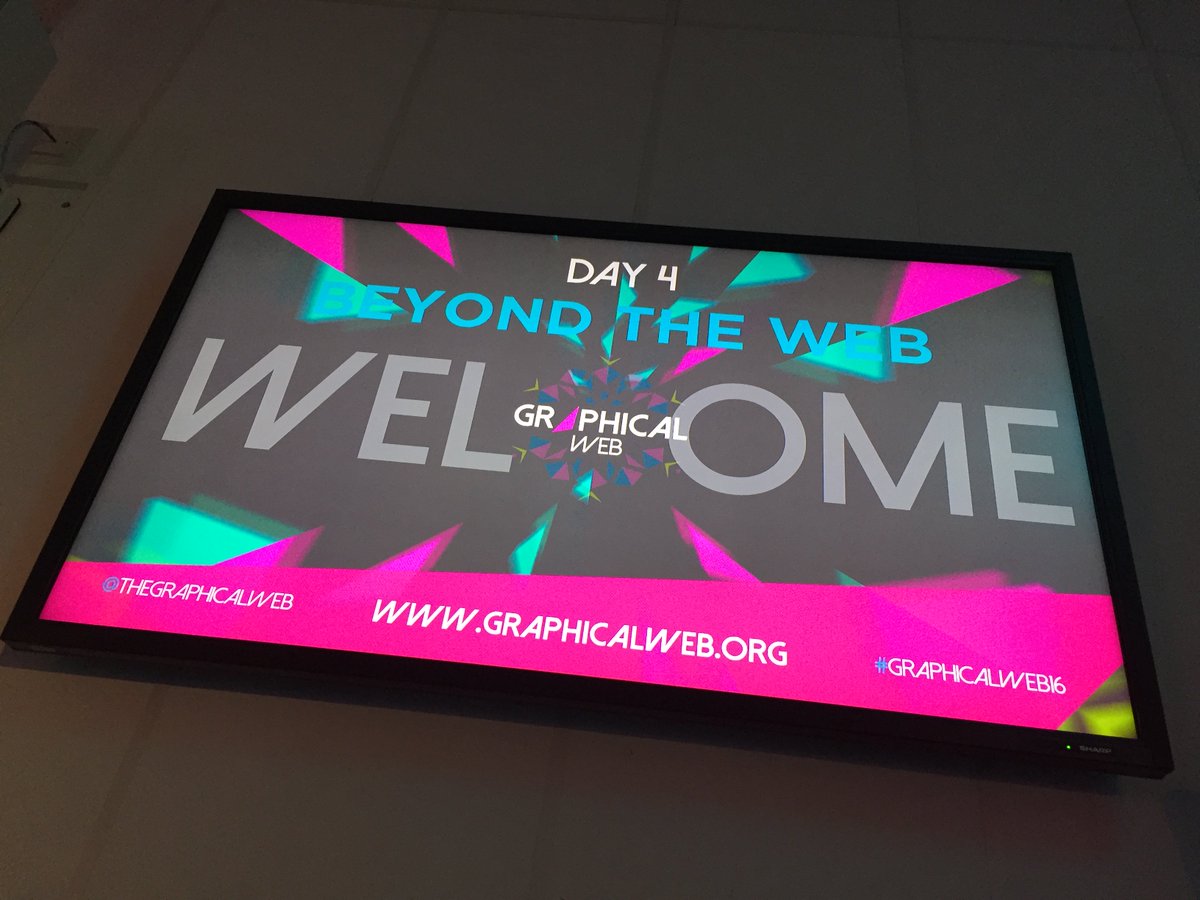tinafrank's tweet image. Looking forward: day4 @TheGraphicalWeb