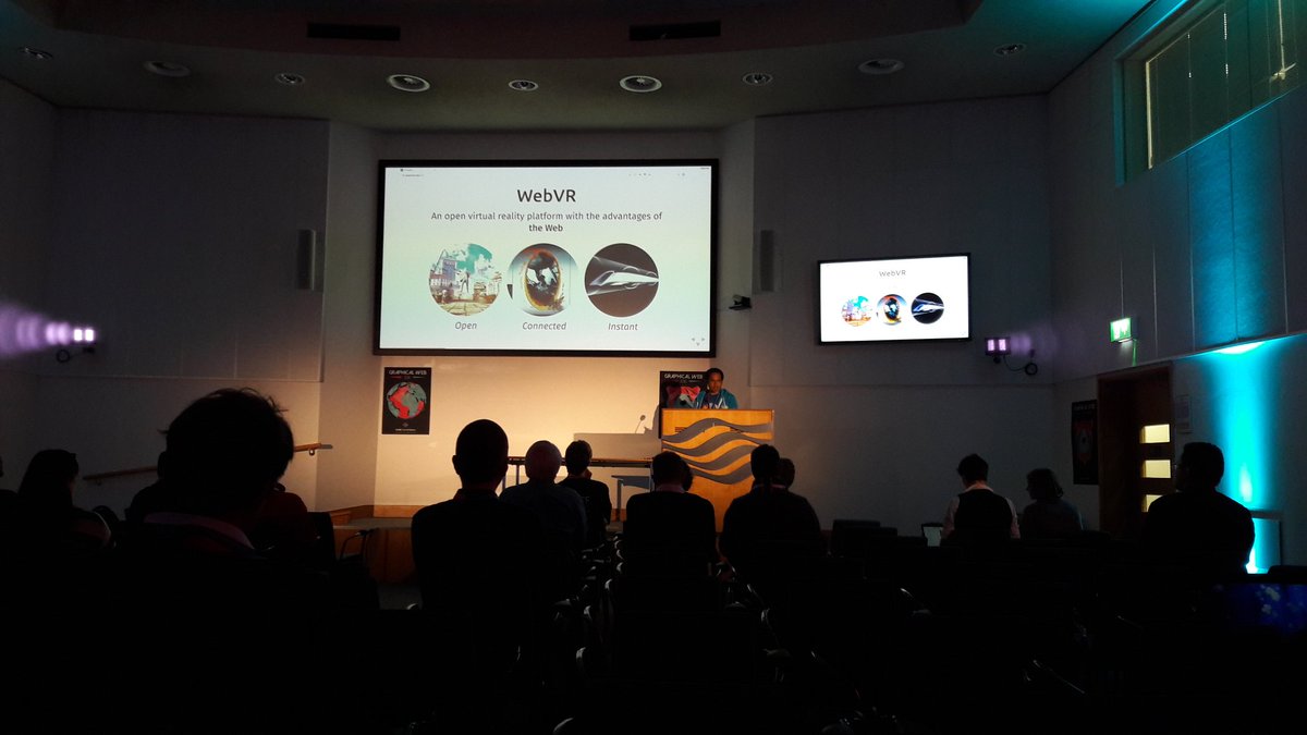 informatics_lab's tweet image. @rabimba from @mozilla brings WebVR to @TheGraphicalWeb @informatics_lab ... wow!