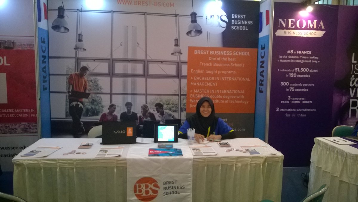 From 2nd to 8th of November 2016, European Higher Education Fair in #Indonesia with <a href="/BrestBS/">Brest BS</a> 
#EHEF2016 #Jakarta #Surabaya