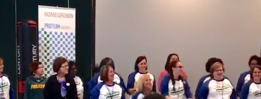 CockyGirlSC's tweet photo. LOVE my region! They are the BEST group of educators helping to #GrowOurOwn! Thanks, Mary! @teachercadets @AikenPublicSch @cerrasc #frc16 https://t.co/TGupEThxbp