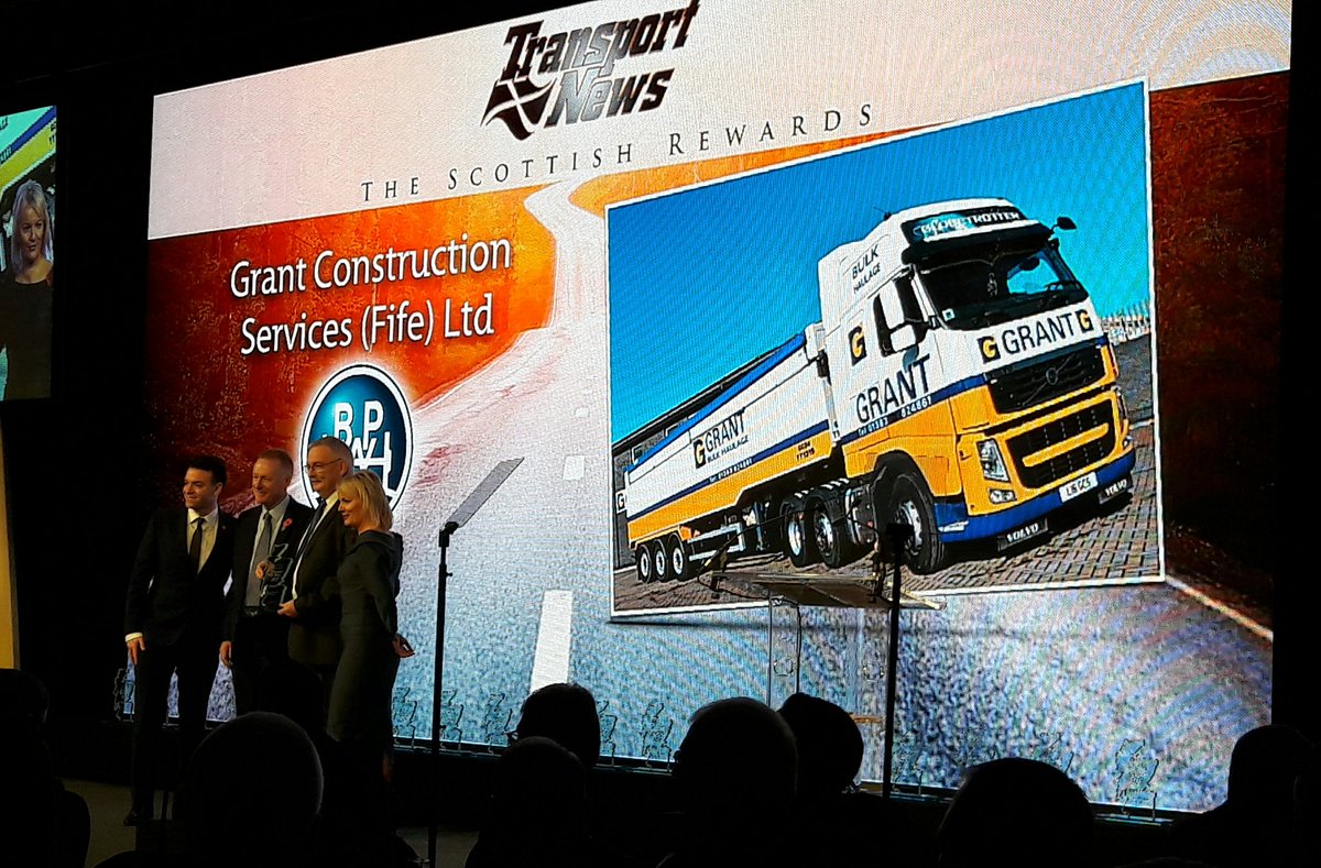 Congratulations to <a href="/GCSfifeLtd/">Grant Construction</a>, winner of Scottish Fleet of the Year sponsored by @BPW_UK