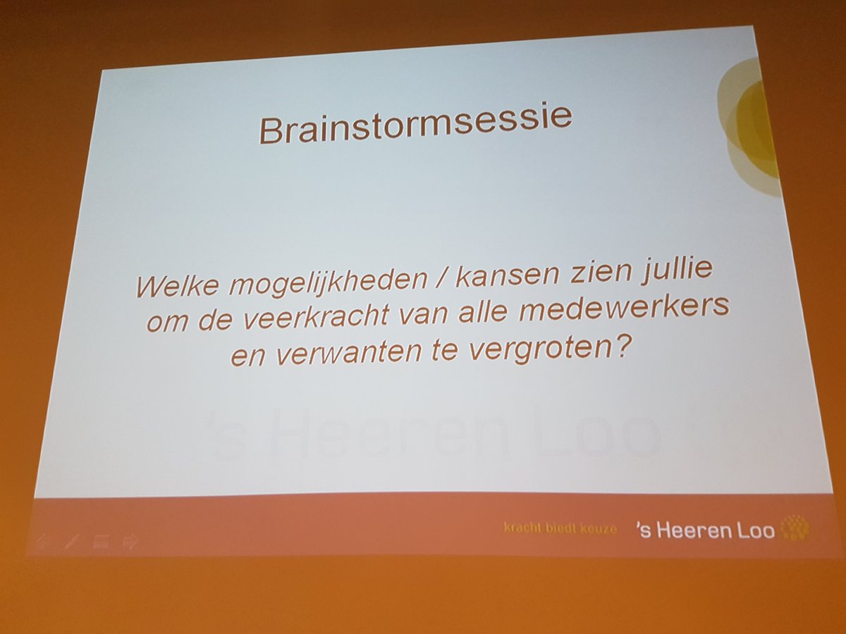 #RayondagLNG  <a href="/sHeerenLoo/">'s Heeren Loo</a> samen met verwanten en medewerkers meedenken, onderzoeken en sparren naar een nog betere zorg voor onze cliënten.