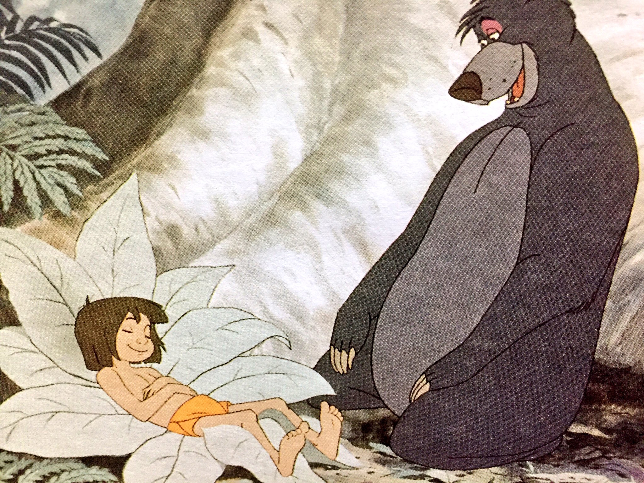 アラジン ジャングル ブック 1967 モーグリを寝かしつけた後 バルーがバギーラに言いました この少年をずっとそばに置きたいものだ まるで自分の子熊のようにかわいいのだもの T Co P9ylqur7hd Twitter