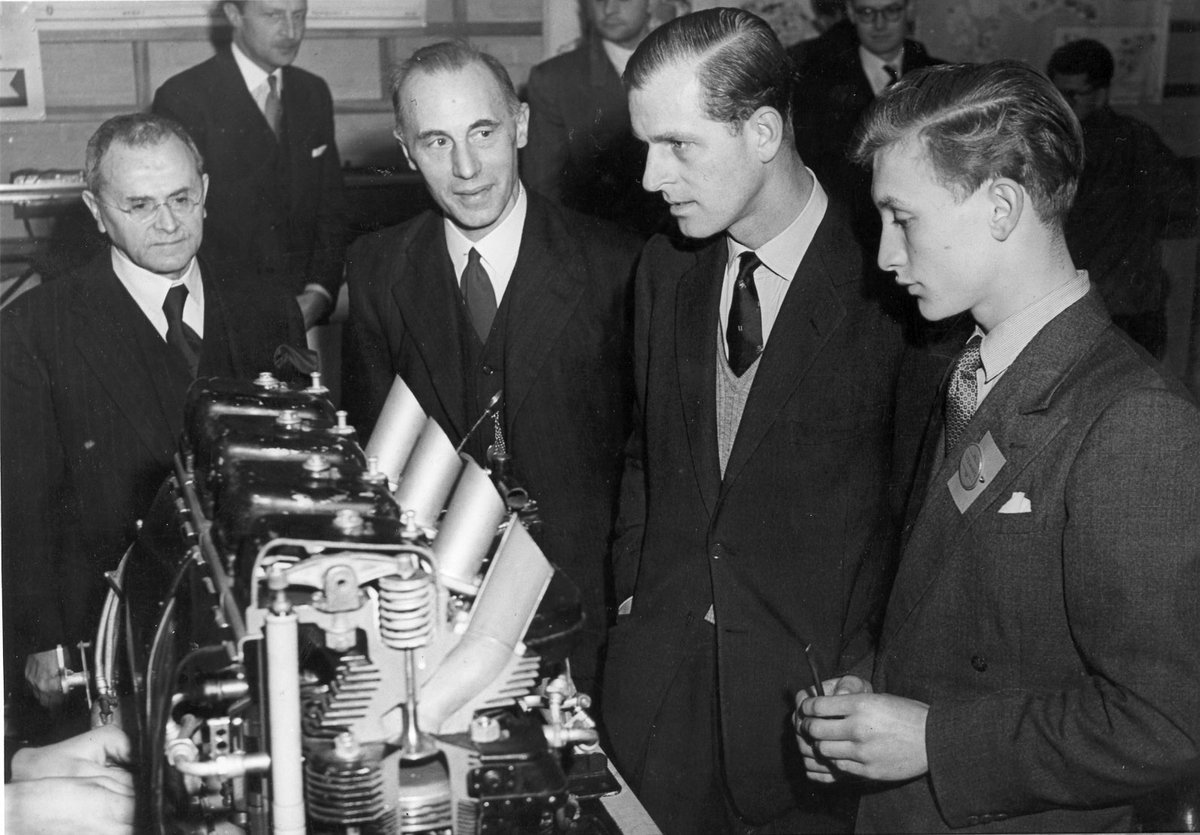 RoyalFamily's tweet photo. The Duke of Edinburgh opens the new science building @UniofHerts - his fourth visit to the University since 1952 https://t.co/9zZatcNsyI