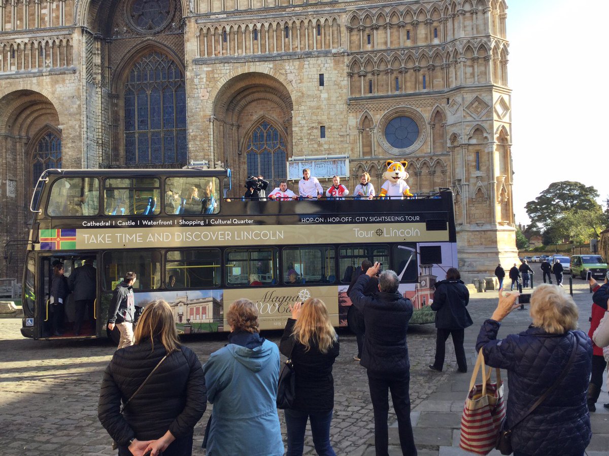 Lincolnshire's olympians and paralympains on the bus touring the county #lstour #proud