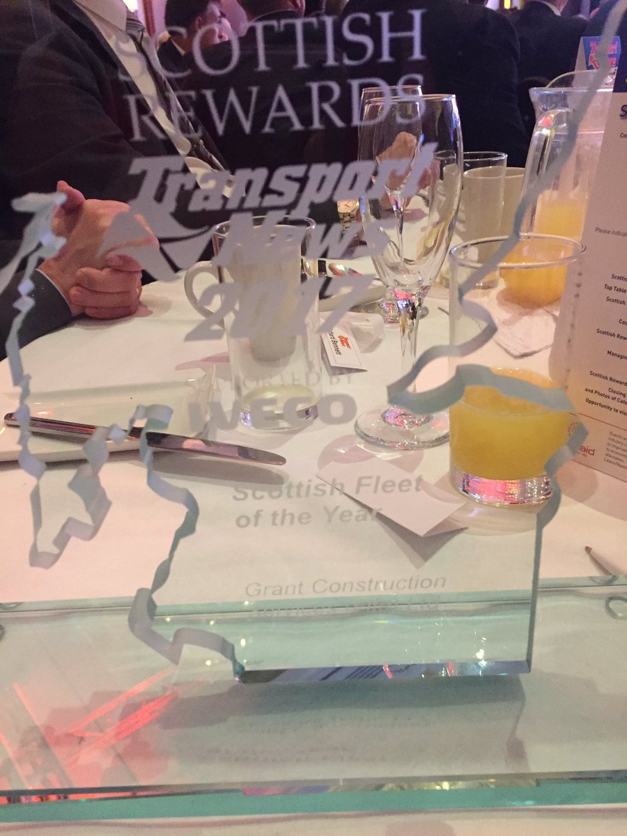 @BPW_UK <a href="/_transportnews/">Transport News</a> very humbled to have received Scottish Fleet of the Year 2017 at #TNSR17