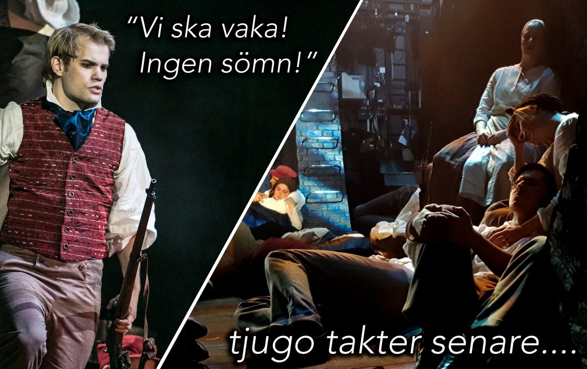 RikardBjork's tweet photo. D��rför går revolutionen åt helvete i Les Misérables... #wermlandopera #lesmiserables https://t.co/90QdrocPgl