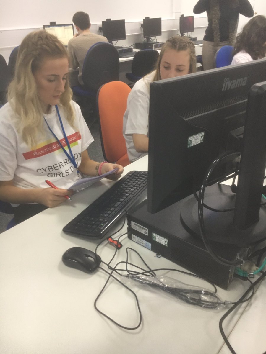 TonICTdept's tweet photo. Year 9 girls enjoying being 'Cyber Spies' #cyberreadygirls #cyberreadygirls #symantic @TonComp https://t.co/ANyQxyfpbh