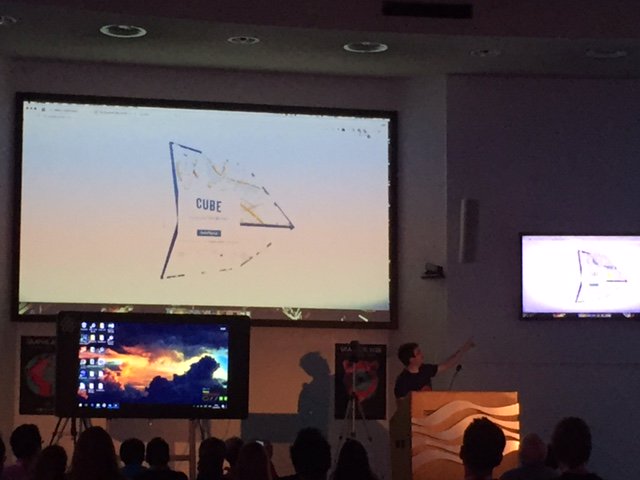 TheGraphicalWeb's tweet image. .@thespite talking fully #interactive #VR @TheGraphicalWeb #graphicalweb16