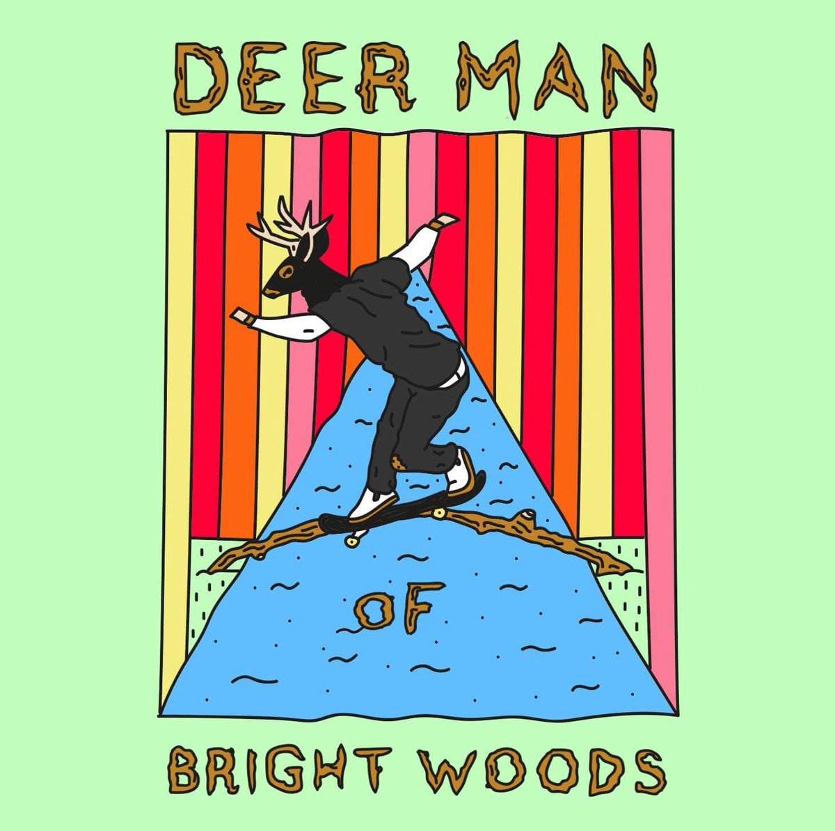 ScarfishDesign's tweet image. Deer man of bright woods #illustration #drawing #colour #deerman #woods #scarfish