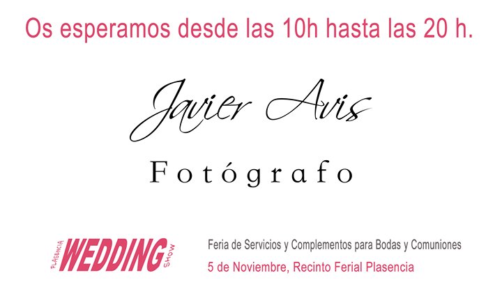 PlasenciaWS's tweet photo. Plasencia Wedding Show, la Feria de los Servicios y Complementos para tu Boda o 1º Comunión.
5 de Noviembre de 10 h… https://t.co/peeq0qsNUk