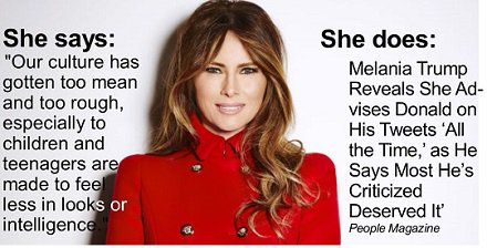 LoganConwayBks's tweet image. Do what Melania says, not what she does. #NeverTrump #DumpTrumpism #BlackVotesMatter