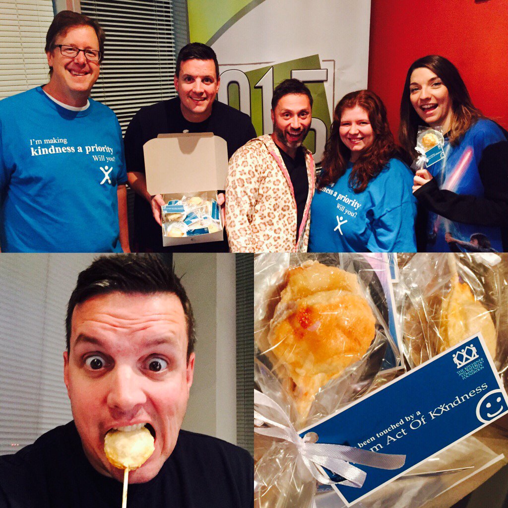 915theBeat's tweet photo. #BeatBreakfast: Big thanks to our friends @rakdaykw for the #pieonastick!!! #RAKDAY https://t.co/3OZG2pxFef