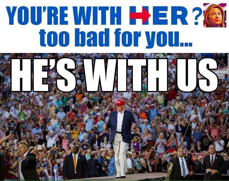 SteveBauer24's tweet photo. @HillaryClinton @timkaine @DNC #wakeupAmerica #neverhillary #StopDishonestHillary #wrecklessHillary #ShamefulHillary #HillaryForPriison https://t.co/q5uYDRX78a