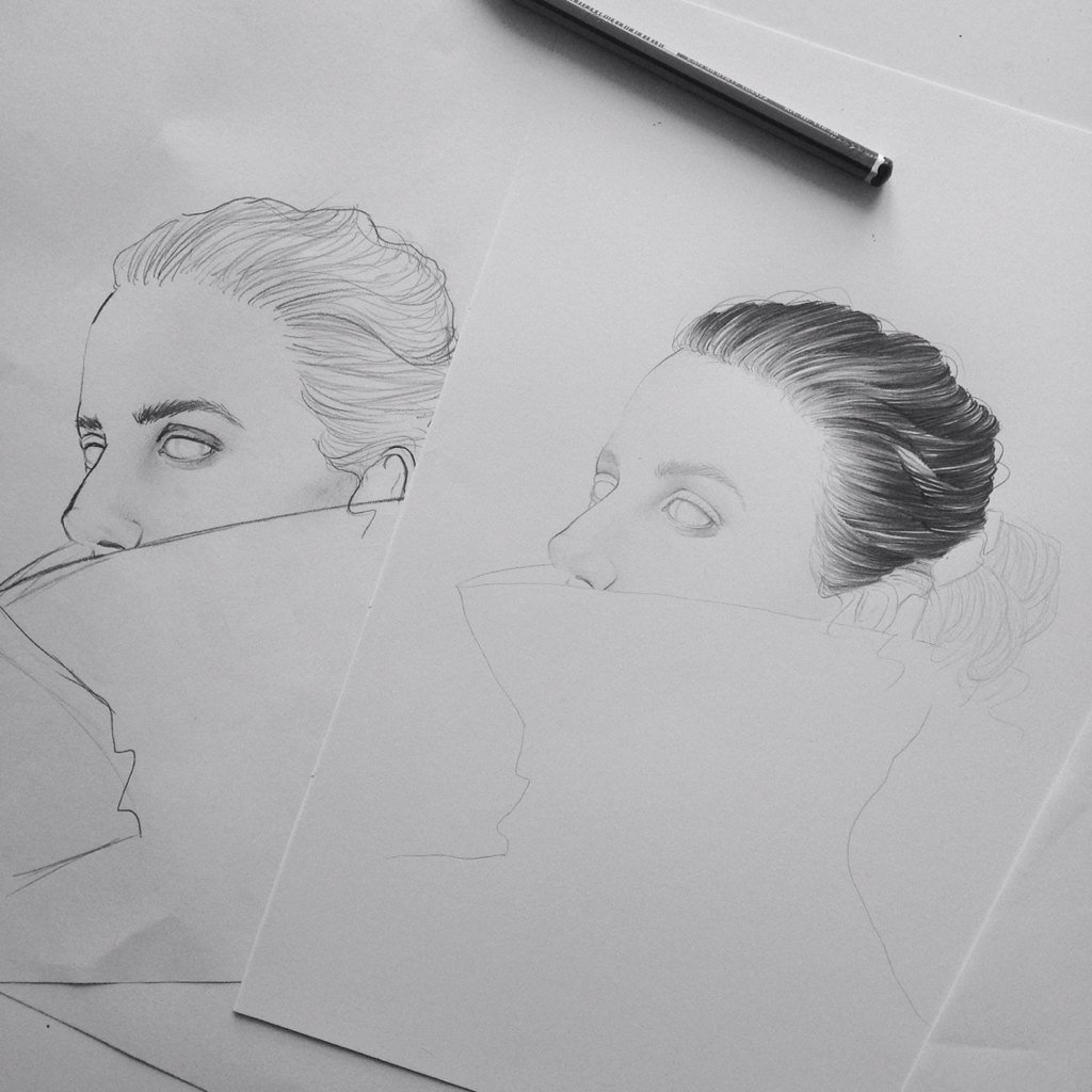 IngerKristineS's tweet photo. Paitience work ✏️ #hair #wip #illustration #portrait #pencil #fashion https://t.co/xM155I9fRX
