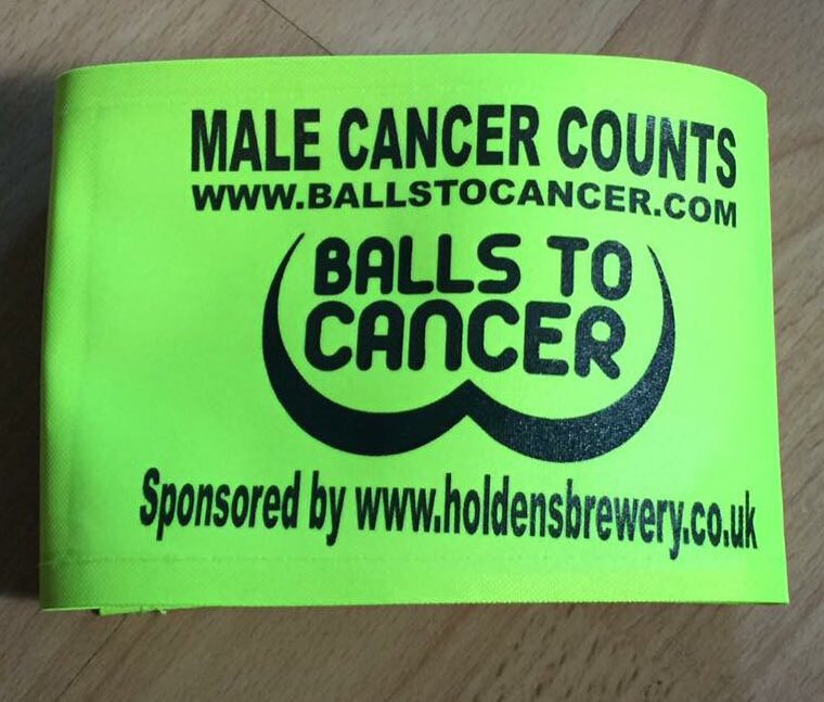 Ballstocancer's tweet photo. All of our outstanding captains armbands are on the way!! We need a new sponsor for the next 200! Can you do what @holdensbrewery did? https://t.co/8buMlYAmP6