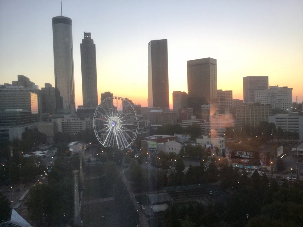 brockmcginnis's tweet image. It&apos;s a beautiful morning in downtown Atlanta for Day 3 of the @TotalTechSummit #totaltechsummit.