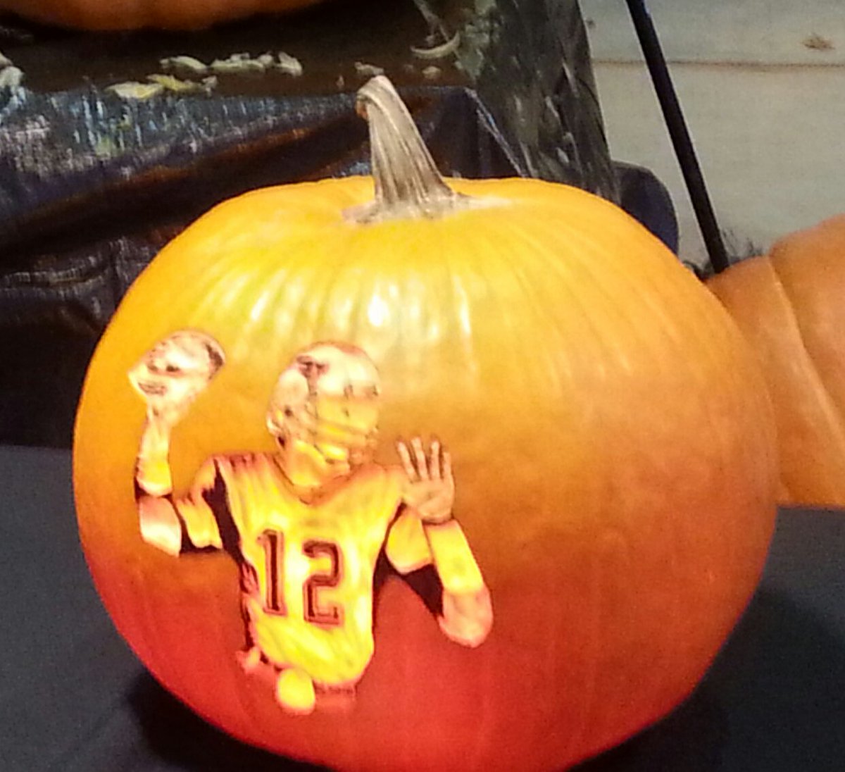 #PatriotsNation  #TomBrady #NewEnglandPatriots #GameDay2016 inspired sculpture