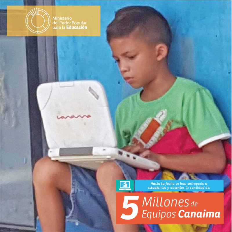 mineducacion_ve's tweet photo. Las Canaimas poseen un serial y pueden ser monitoreadas ante una venta ilegal #5MillonesDeCanaimas https://t.co/FmqsgwK6O7