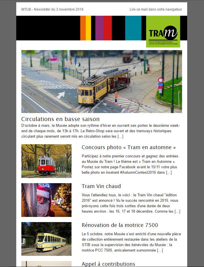 Découvrez sans plus attendre la newsletter du #MuséeDuTram ! goo.gl/otBpFE