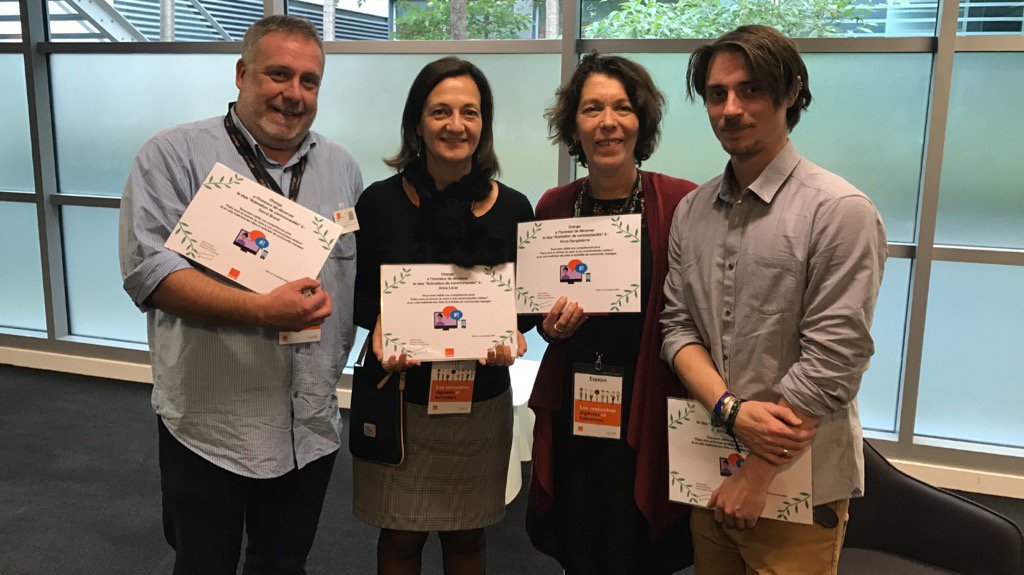 Aline_Lrt's tweet photo. Bravo The Nice team pour ce visa "Animateur de communautés" bien mérité 😉 @adanglet @david_brard https://t.co/E6ZU5CPrim