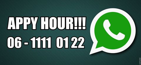 Zometeen gaan we weer los met het Appy Hour! Vraag je favoriete plaat aan via een #gratis audio app en stuur 'm naar 06 - 1111 01 22!