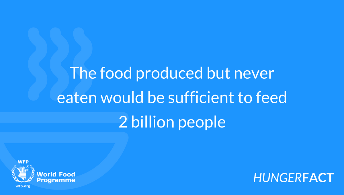 #DidYouKnow the food we waste could feed almost one-third of the global population?