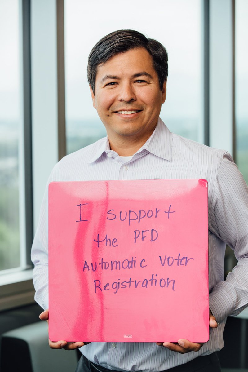 We support Ballot Measure 1, PFD Automatic Voter Registration! #Alaska #Election #2016 #NativeVote #GOTNV
