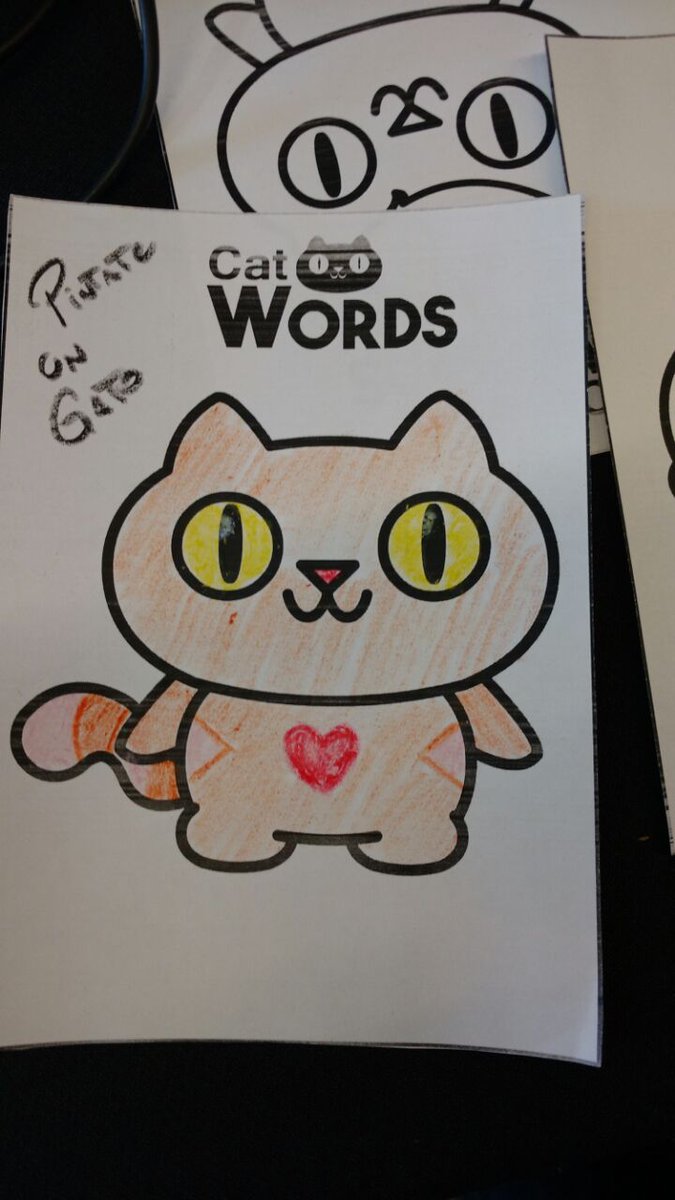 alastariagames's tweet photo. #EVAPLAY #EVA2016 La gente juega al #DesafioCatWords y tambien pinta sus propios gatos https://t.co/aghPNeXYKm
