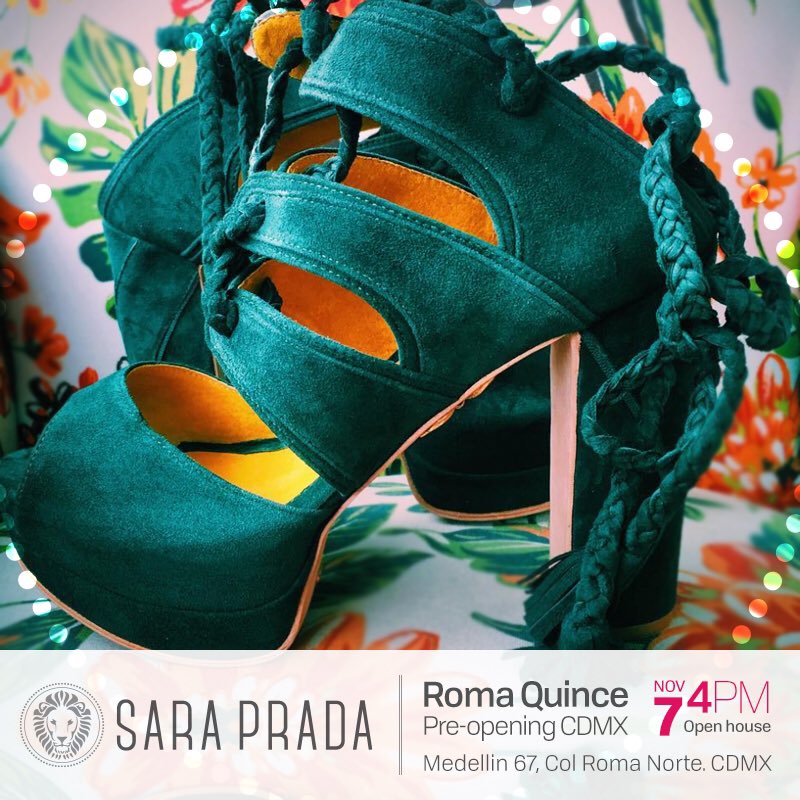 MrsSARAPRADA's tweet photo. Prelanzamiento de nuestra marca en #cdmx este Lunes 7 en @RomaQuince los esperamos!! https://t.co/WRslsiaJ4f