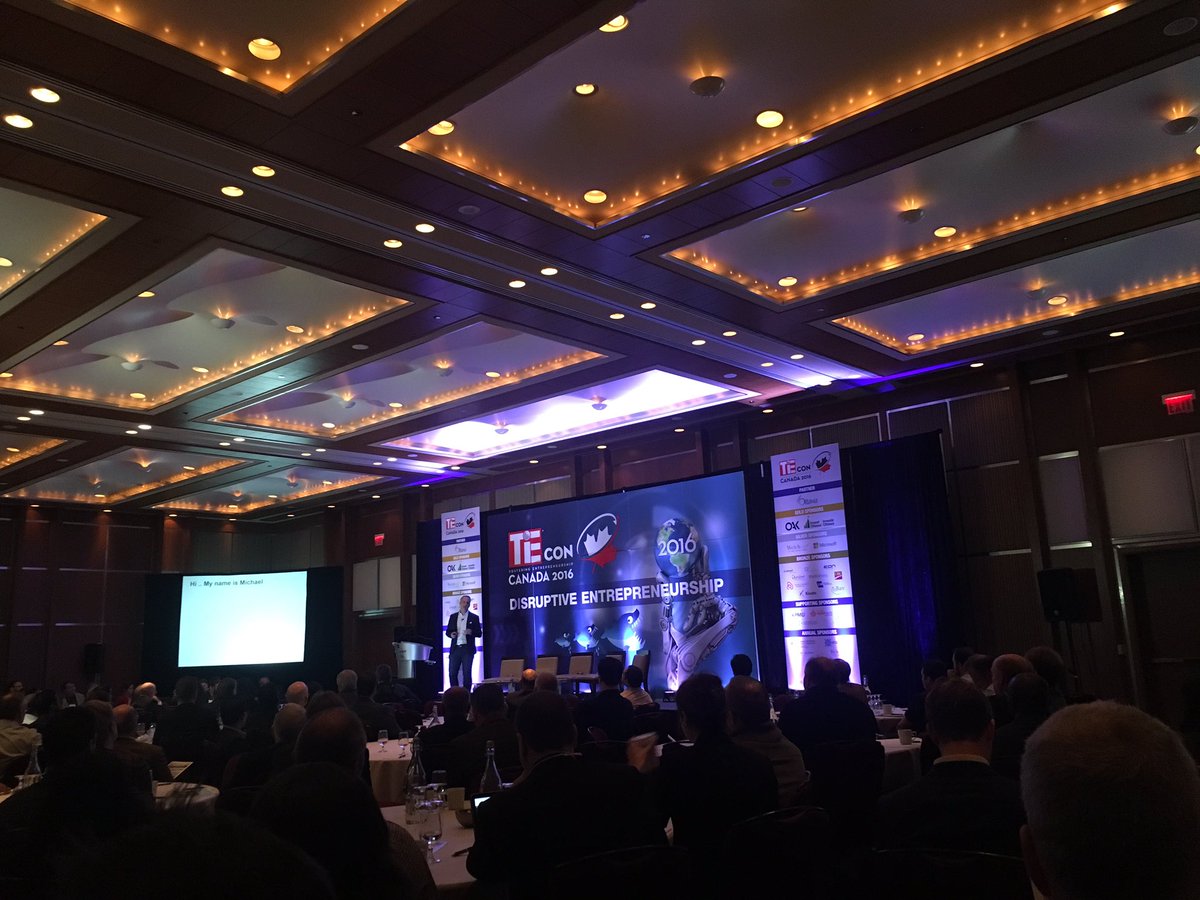 KeshetTech's tweet image. TieCon Canada keynote, CEO and Founder of Financeit, Michael Garrity #TiEConCda #pandering