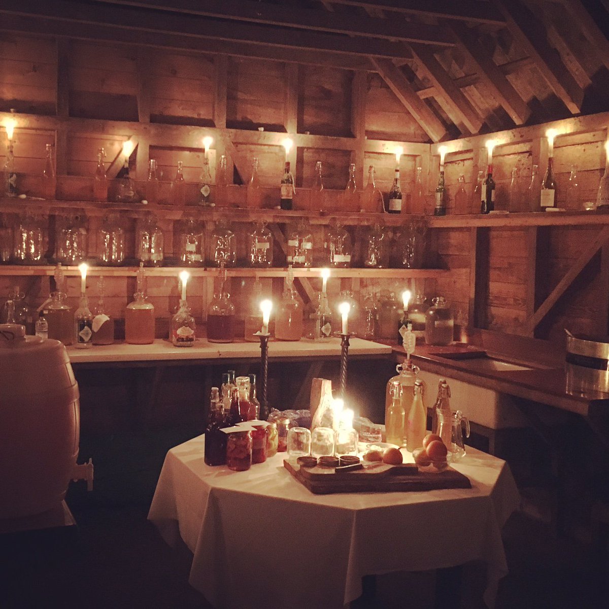 Wedding guests enjoyed cider &amp; sloe gin making in our Long Barn last night #wedding #sloegin #cider #winterwedding #dartmoor