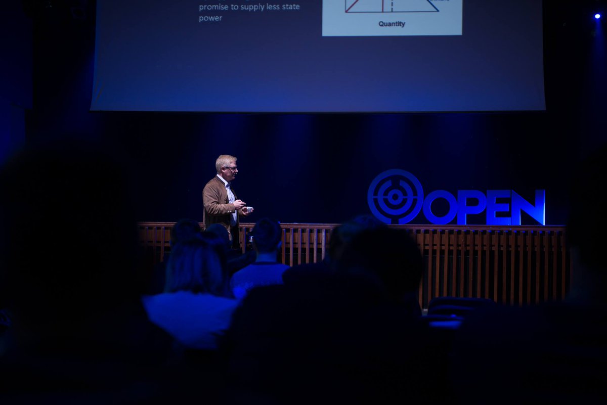 OPENfe_st's tweet photo. Tom Palmer giving speech on #OpenFest2016 Did it #openyourmind ? https://t.co/bLHXIGjyWP