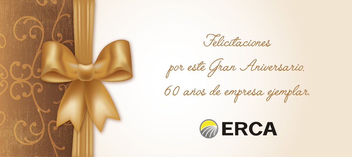 ercaonline's tweet photo. ERCA Felicita a T. M. CRUCIANELLI en su aniversario Nº 60 https://t.co/UZtH7uUDZU