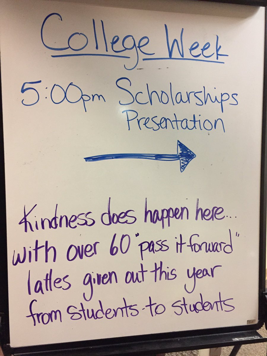 schs_library's tweet photo. We have had folks pay it forward in the library giving  more than 60 lattes to others! #actsofkindness https://t.co/GmmIRSFPlR
