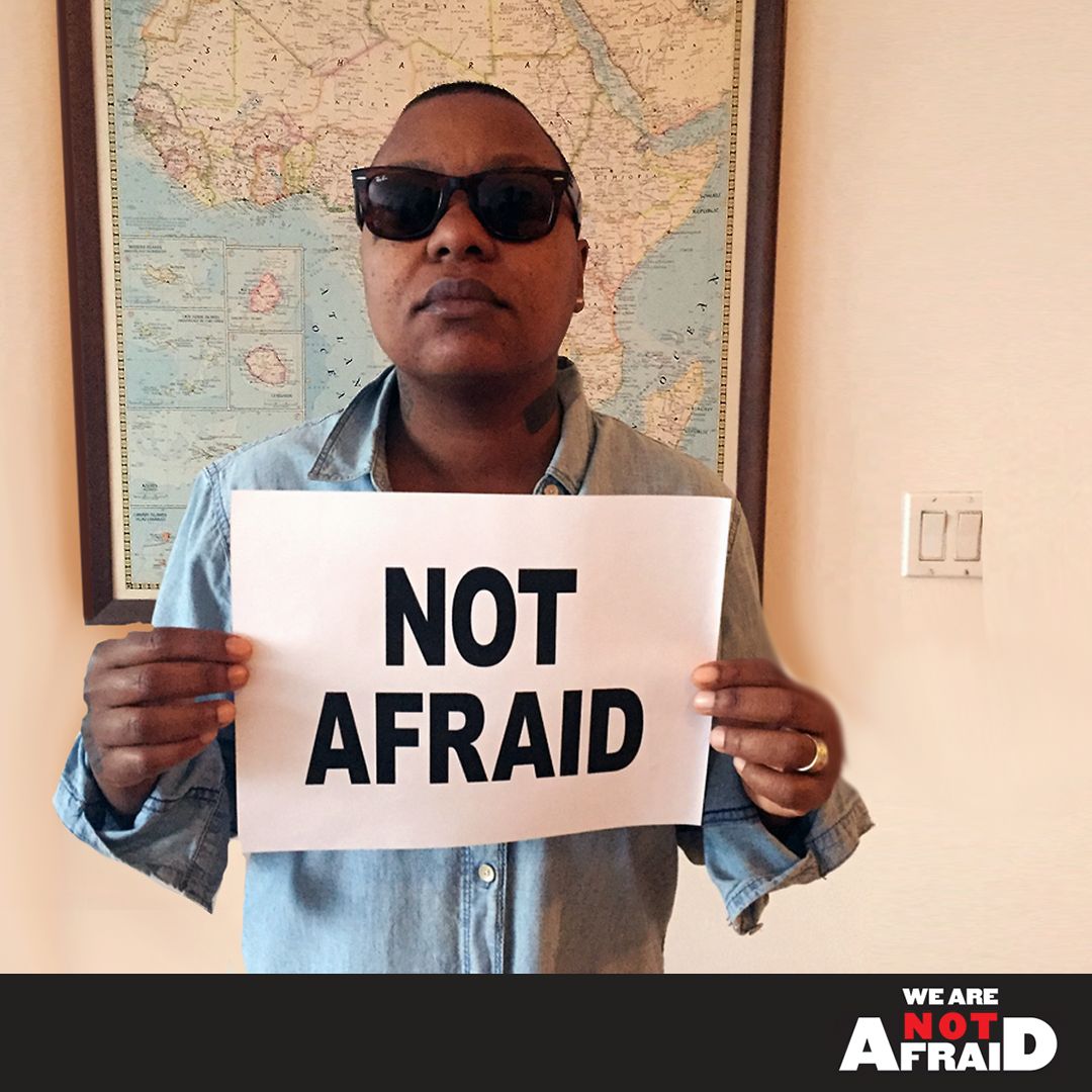 _wearenotafraid's tweet photo. American singer-songwriter, rapper, bassist, and vocalist @OfficialMeshell supports the cause of 'We Are Not Afraid' https://t.co/rol6ML0YHO https://t.co/Dv9MQ6zJWH