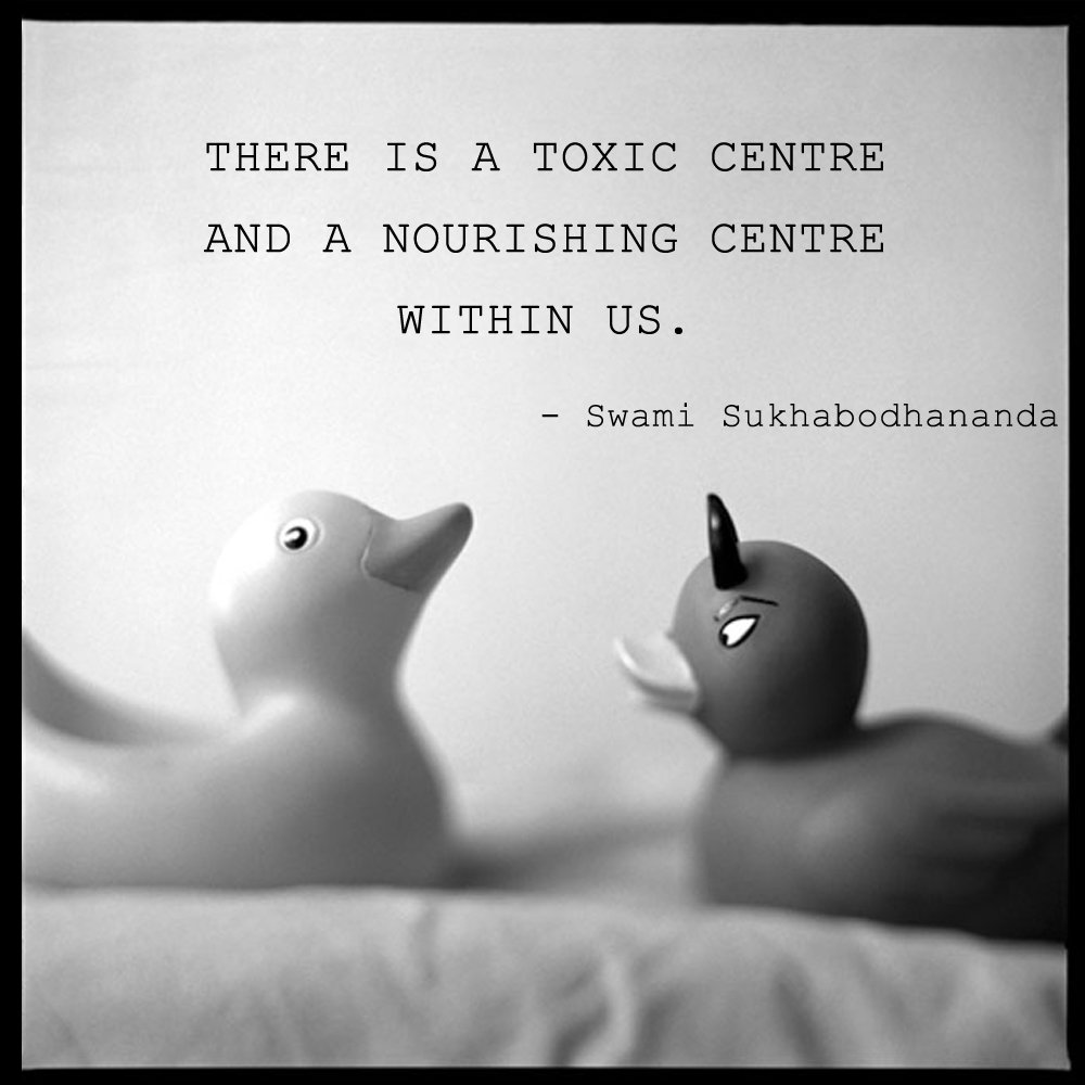 Prasanna_Trust's tweet photo. There is a #toxiccenter and a #nourishingcentre within us -
#SwamiSukhabodhananda #prasannatrust #activationofsenses #InspirationalQuotes https://t.co/hzhKBs9GSw
