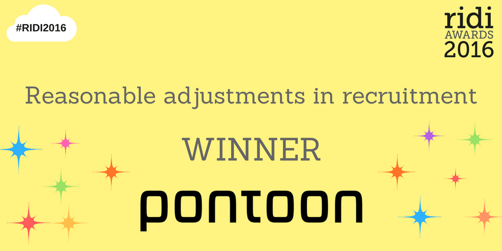 Congrats to the entire <a href="/LiveNextGen/">Eric Hansen, CETL</a> team for winning the Reasonable Adjustments In Recruitment Award at the @RIDIawards last night #RIDI2016