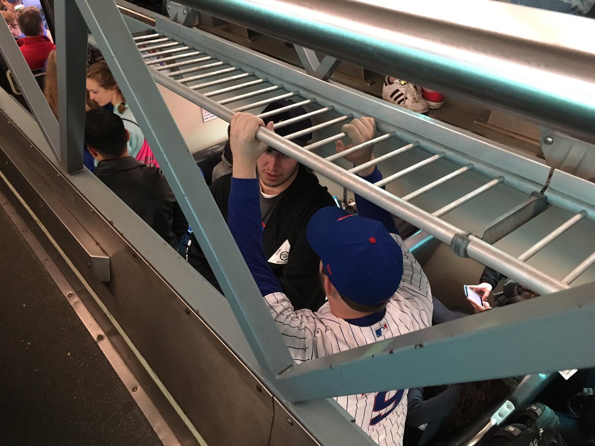 As Dan Plesac would say...I'm on the big blue train right now. <a href="/Metra/">Metra</a> BNSF PACKED with <a href="/Cubs/">Chicago Cubs</a> fans. #FlyTheW