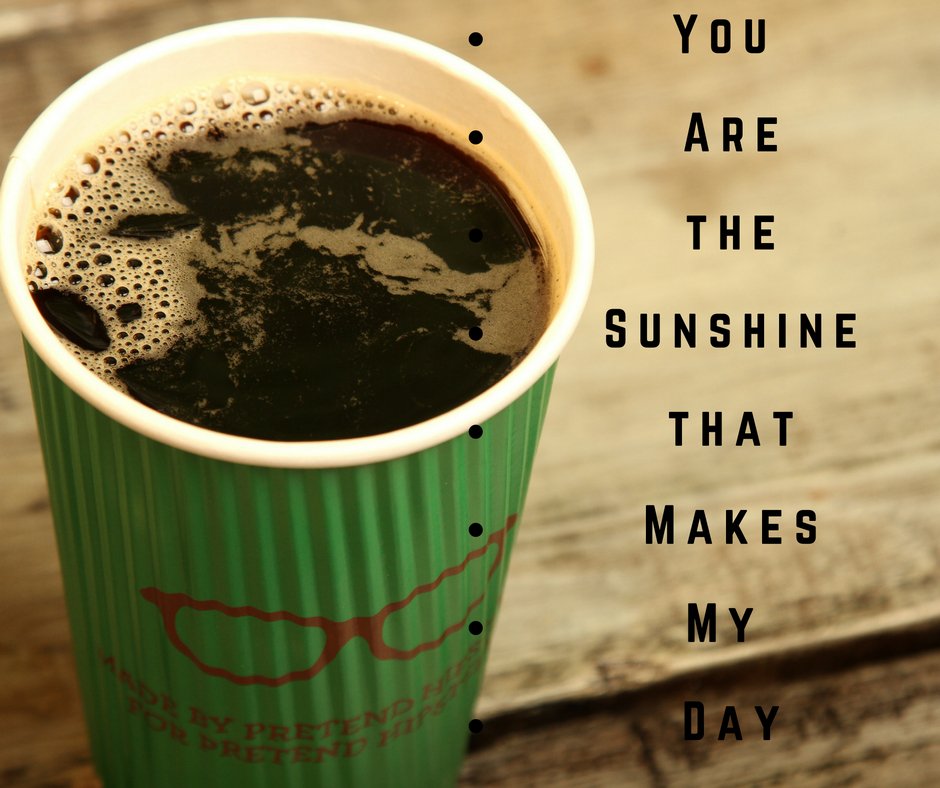 Coffee just makes us happy! #CoffeeMakesUsHappy #GreenBeanRestaurant #WhoNeedsSunshine #Wehavethecoffee