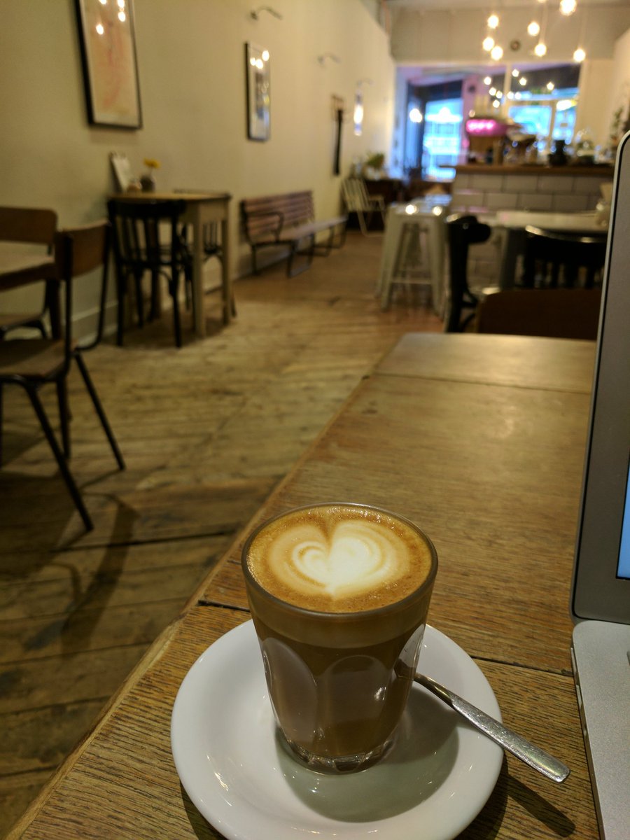Quick stop for a piccolo at <a href="/PinkLaneCoffee/">Pink Lane Coffee Collective</a> before the train #FoundOnCarte