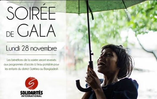 #Gala Cette année, contribuez à l’#actionhumanitaire en participant ce 28/11 à notre Gala de charité. Inscriptions : gala.solidarites.org