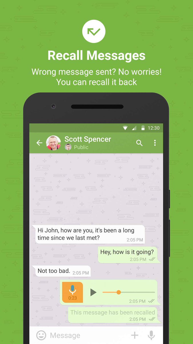 nandboxapp's tweet image. #MessageRecall is an amazing!  Now you have the ability to recall any of your messages without having to send a request to the recipient.