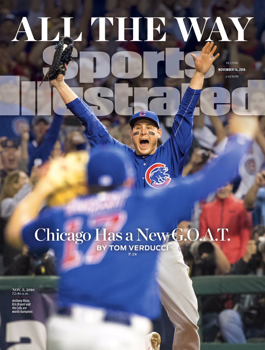 MLB's tweet photo. Win the #WorldSeries, land the @SInow cover. https://t.co/1XArlicFdQ