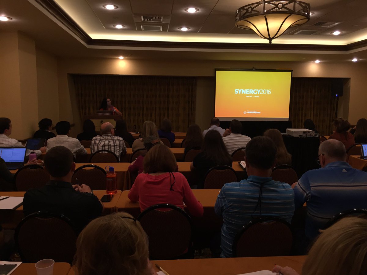 ReelAndySmith's tweet photo. After an inspiring keynote from @AllanDKoltin, we have a full house for our Optimizing FirmFlow session #SYNERGYTaxPros https://t.co/0EUwIFzPmM